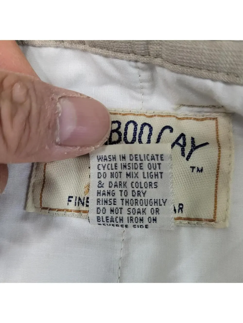 Bamboo Cay Mens Shorts Size 40 Pleated Resort Khaki Beige Chino Fine Resort Wear - Picture 9 of 9